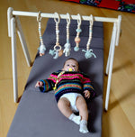 Kidodido Montessori Baby Gym With Hanging Toys Wooden Play Gym - Baby & Toddler > Baby Toys & Activity Equipment > Play Mats & Gyms > Play Mats