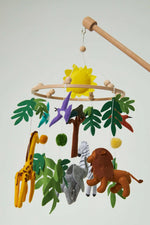 Kidodido Montessori Baby Mobile Set Beech Wood Toys With Animals - Baby & Toddler > Baby Toys & Activity Equipment > Baby Mobiles > Crib Mobiles