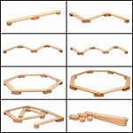 Kidodido Montessori Balance Beam and Stepping Stones Set for Kids - Sporting Goods > Athletics > Gymnastics > Gymnastics Bars & Balance Beams Balance Boards