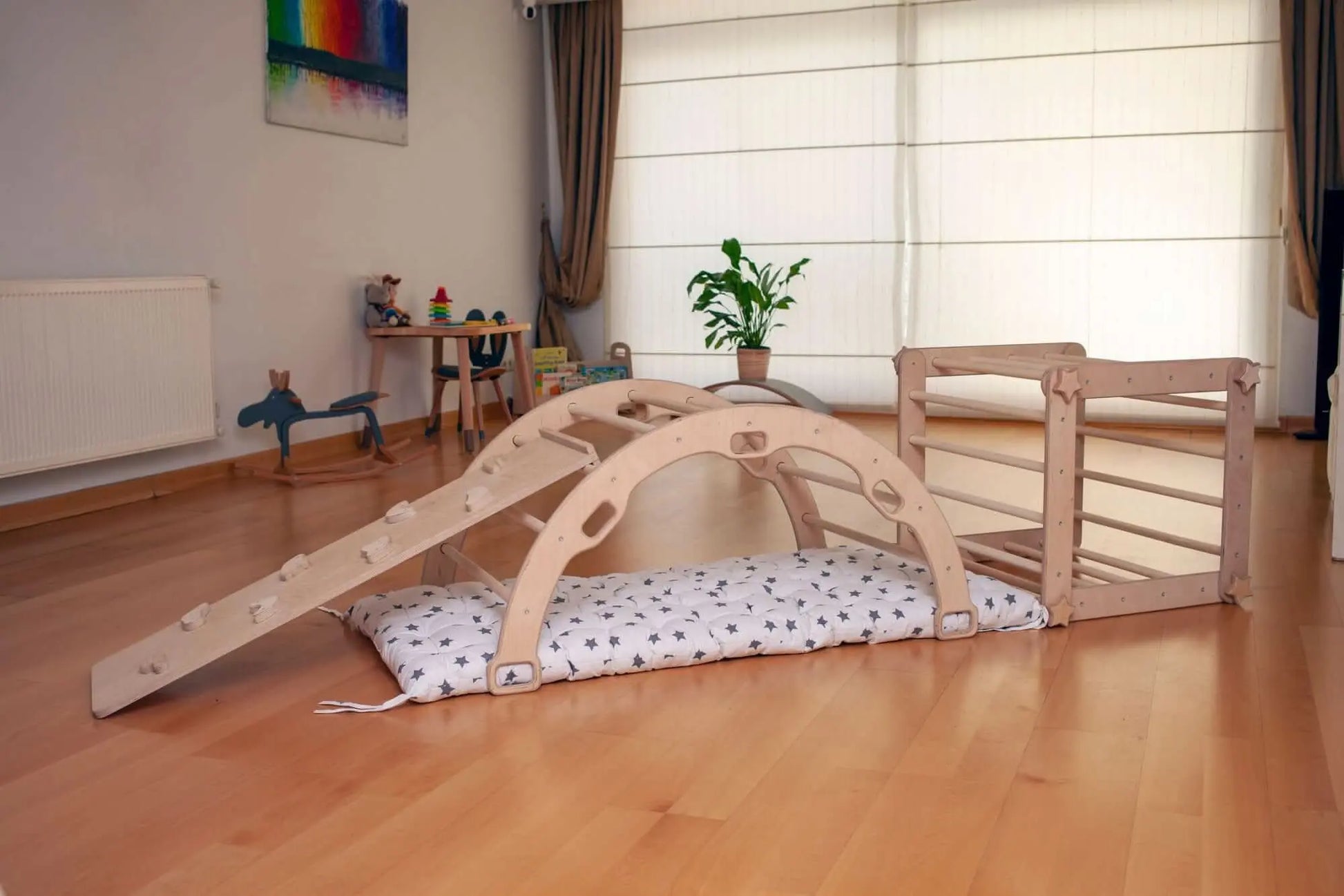 Montessori Climber Set Six Pieces Indoor Playground Kids Kidodido Everetts Place: Online Boutique