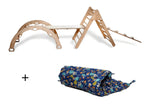 Kidodido Montessori Climbing Set 5 Triangle Arch Rocker Pillow Ramps - Toys & Games > Toys > Activity Toys Activity Gym Sets