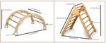 Kidodido Montessori Climbing Set 5 Triangle Arch Rocker Pillow Ramps - Toys & Games > Toys > Activity Toys Activity Gym Sets