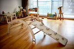 Kidodido Montessori Climbing Set Pikler Triangle Climbing Arch Ramp - Toys & Games > Outdoor Play Equipment > Swing Sets & Playsets Activity Gym Sets