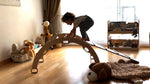 Montessori Climbing Set / Pikler Triangle, Climbing Arch & Ramp / 3 Pieces Set Kidodido