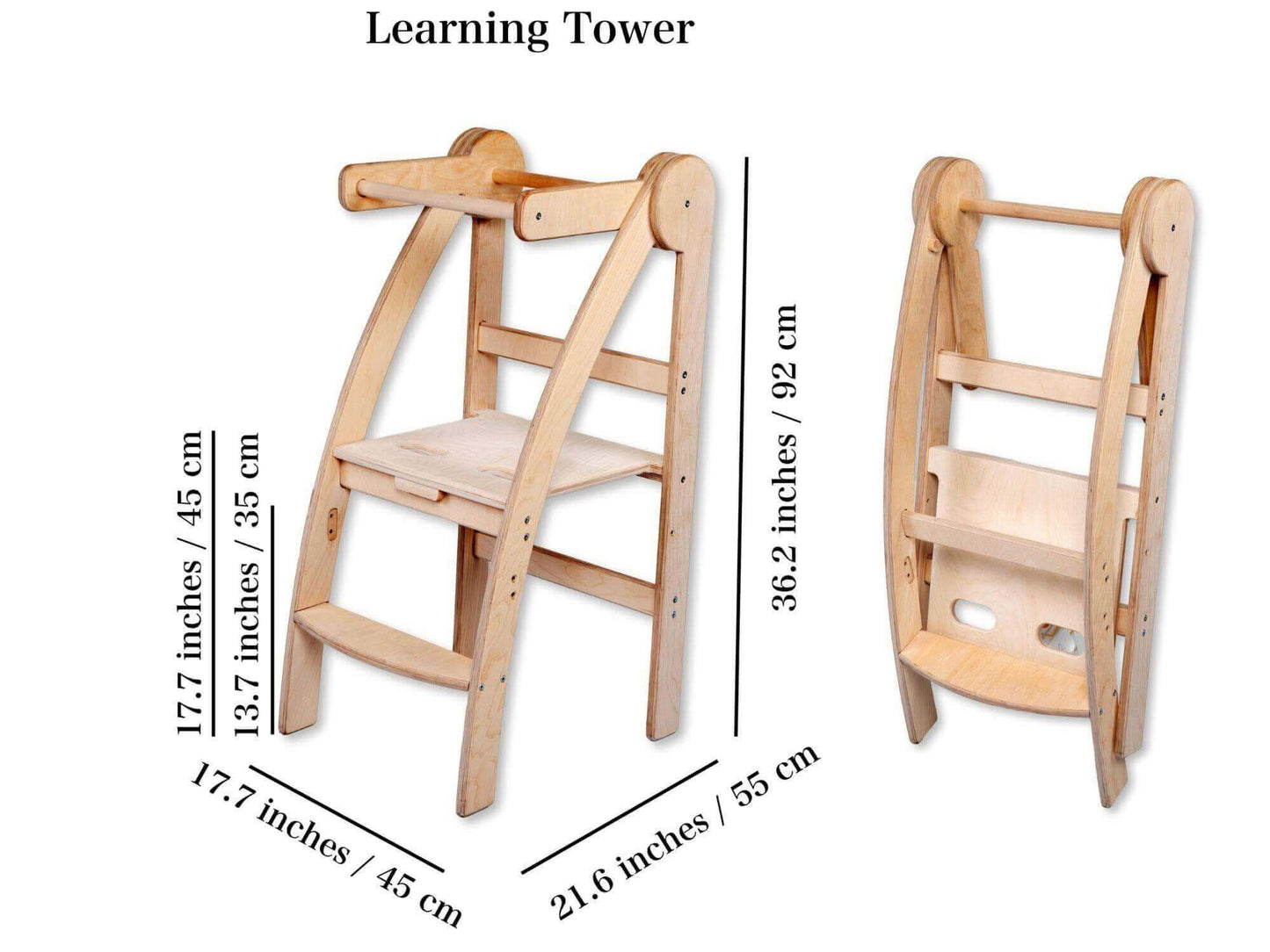 Montessori Foldable Toddler Tower For Safe Home Learning Kidodido Everetts Place: Online Boutique