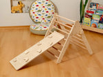 Kidodido Montessori Indoor Playground Pikler Triangle Climbing Set - Toys & Games > Outdoor Play Equipment > Swing Sets & Playsets Climbing Triangles