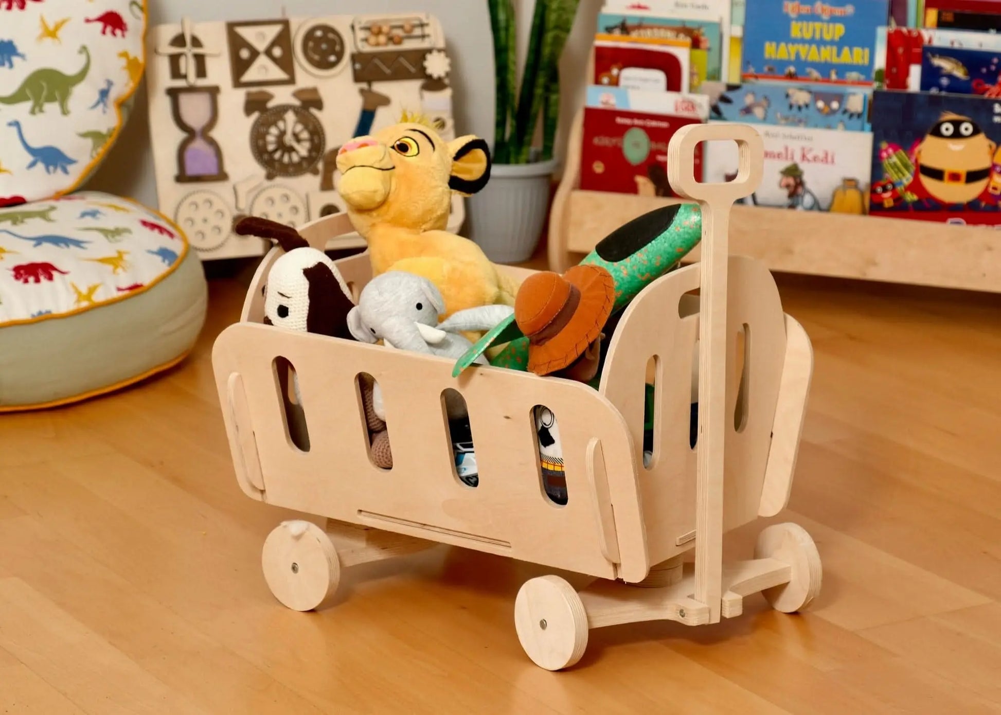 Montessori Toy Storage Chest Eco Friendly Nursery Playroom Kidodido Everetts Place: Online Boutique
