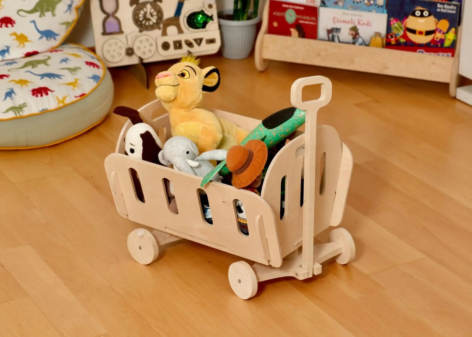 Montessori Toy Storage Chest Eco Friendly Nursery Playroom Kidodido Everetts Place: Online Boutique