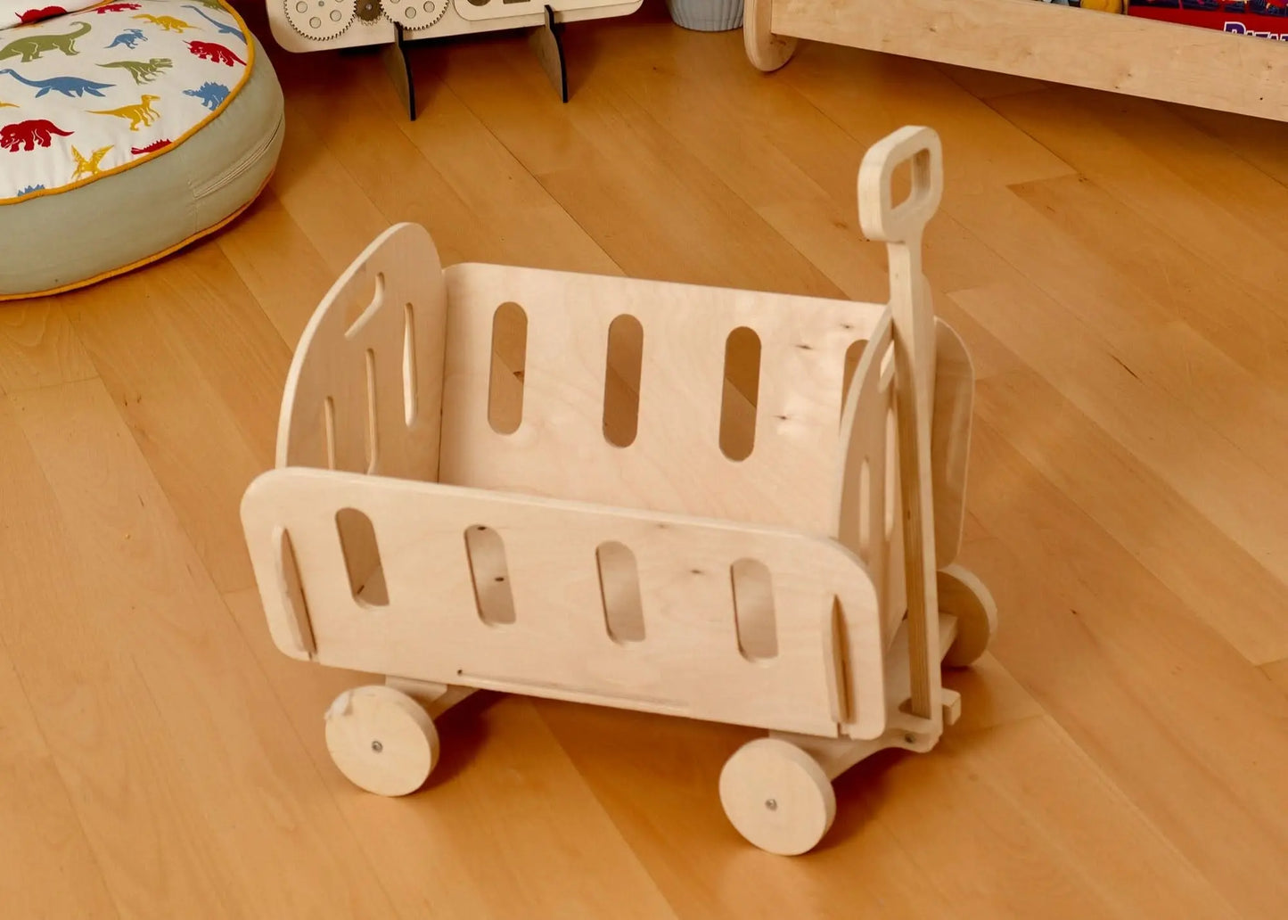 Montessori Toy Storage Chest Eco Friendly Nursery Playroom Kidodido Everetts Place: Online Boutique