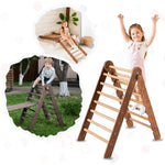 Goodevas Montessori Triangle Ladder Handmade Climber for Kids Aged 1 to 7 Years - Baby & Toddler > Baby Toys & Activity Equipment > Baby Activity Toys Single Ladders