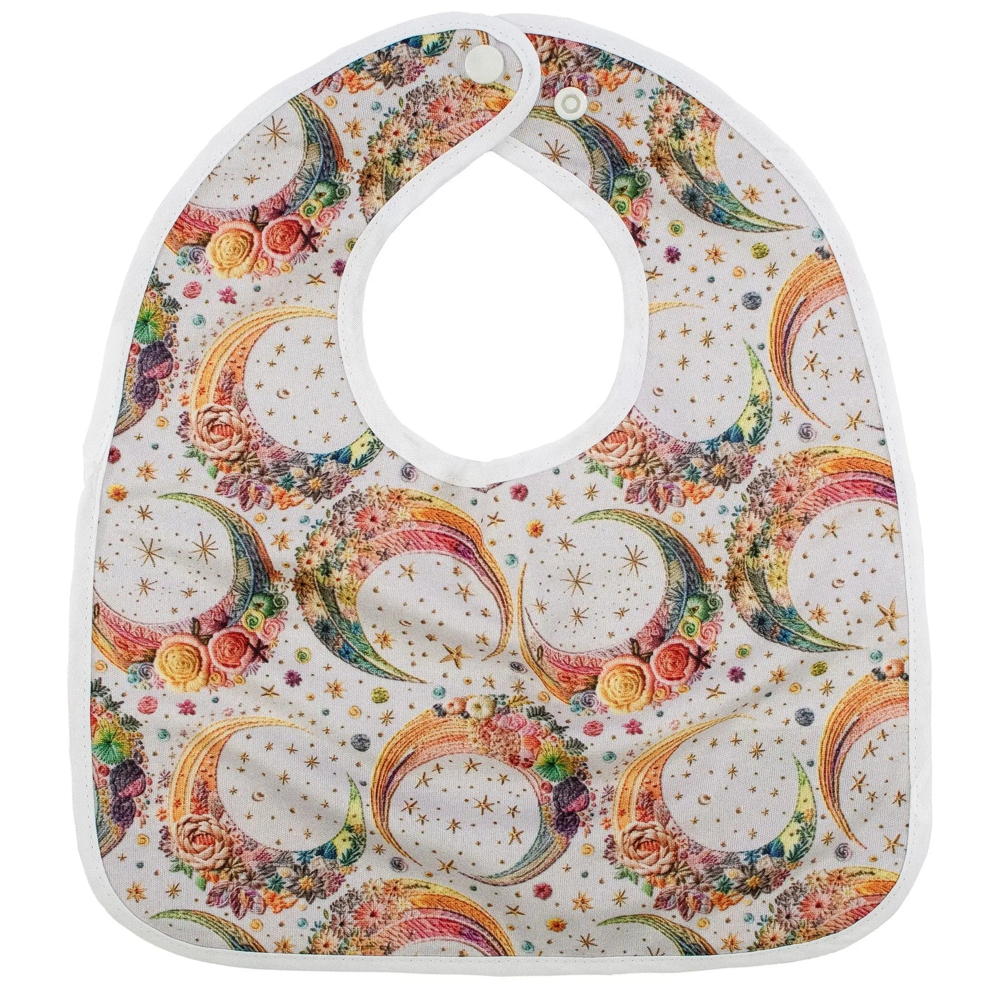 Moon Embroidery The Flip Bib Pocket PUL Water Resistant Texas Tushies Everetts Place: Online Boutique