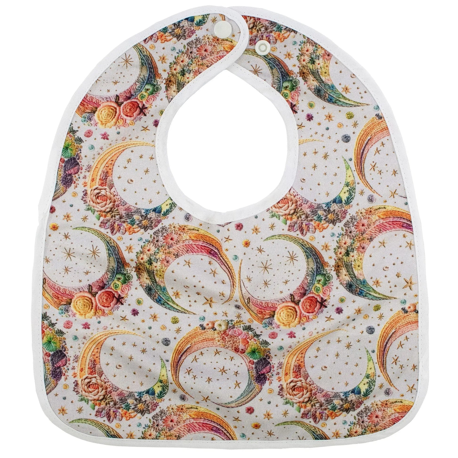 Moon Embroidery The Flip Bib Pocket PUL Water Resistant Texas Tushies Everetts Place: Online Boutique