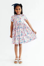 Mila & Rose ® Morning Meadows S/S Pocket Twirl Dress - 