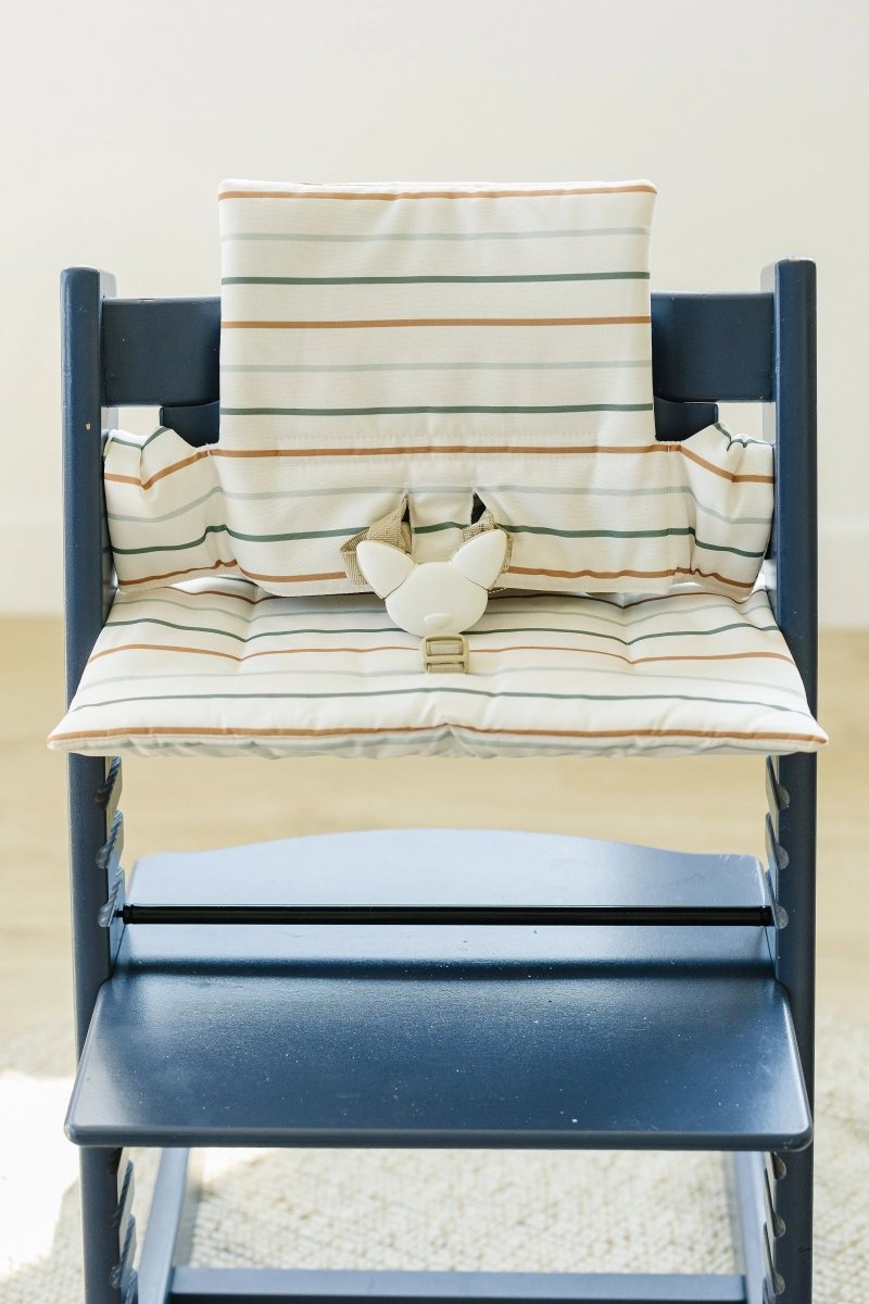 Little Joy Co. Multi Stripe Stokke Tripp Trapp Seat Cushion - Everetts Place Boutique - 