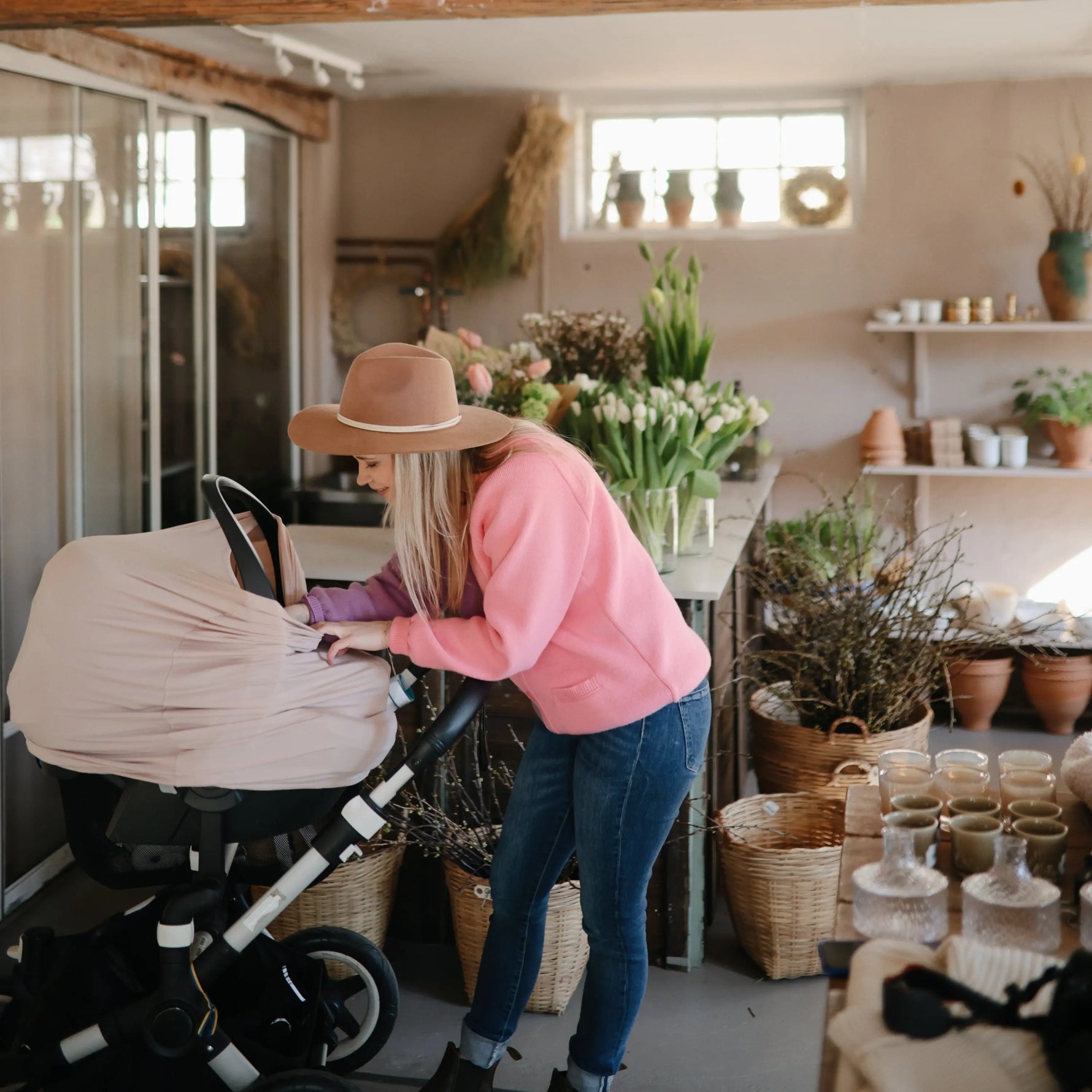 Mushie Multi Use Cover for Nursing and Protection from Unwanted Elements - Baby & Toddler > Baby Transport Accessories > Baby Transport Liners & Sacks Multi-Use Cover