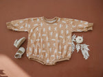 Little Joy Co. Mummy Bamboo Bubble Romper For Babies 0 To 3 Months To 2T - Apparel & Accessories > Clothing > Baby & Toddler Clothing > Baby One-Pieces