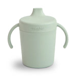 Mushie Mushie Trainer Sippy Cup Dishwasher and Microwave Safe with Easy Grip Handles - Baby & Toddler > Nursing & Feeding > Sippy Cups Sippy Cups