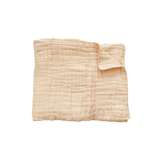 Muslin 6-Layer Blanket - Apricot Harp Angel Boutique