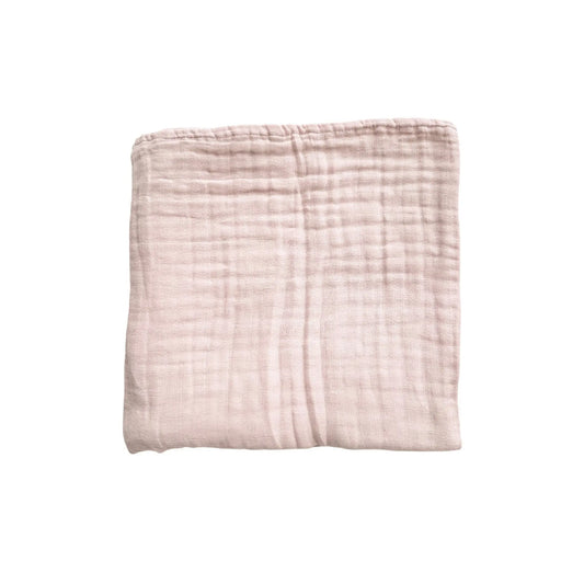 Muslin 6-Layer Blanket - Baby Pink Harp Angel Boutique