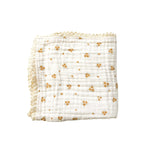 Harp Angel Boutique Luxurious Muslin Baby Blanket with 6 Layers for Elegant Infants - Baby & Toddler > Swaddling & Receiving Blankets Swaddle