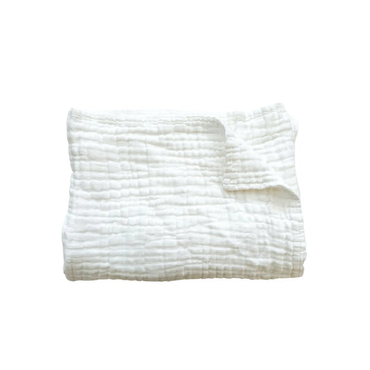 Muslin 6-Layer Blanket - White Harp Angel Boutique
