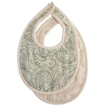 Mushie Muslin Bibs for Babies with Dual Snap Closure - Soft and Absorbent Multi - Layered Design - 
