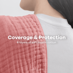 Comfy Cubs Muslin Burp Cloths For Baby Girls Multi Color Set Pack - Everetts Place Boutique - 