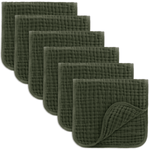 Comfy Cubs Muslin Burp Cloths In Kelp Soft And Absorbent By Comfy Cubs - Everetts Place Boutique - 