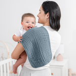 Muslin Burp Cloths Pacific Blue For Newborns By Comfy Cubs Comfy Cubs Everetts Place: Online Boutique