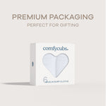 Muslin Burp Cloths in White for Newborns Comfy Cubs Comfy Cubs Everetts Place: Online Boutique