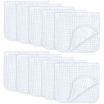 Muslin Burp Cloths in White for Newborns Comfy Cubs Comfy Cubs Everetts Place: Online Boutique 29.99