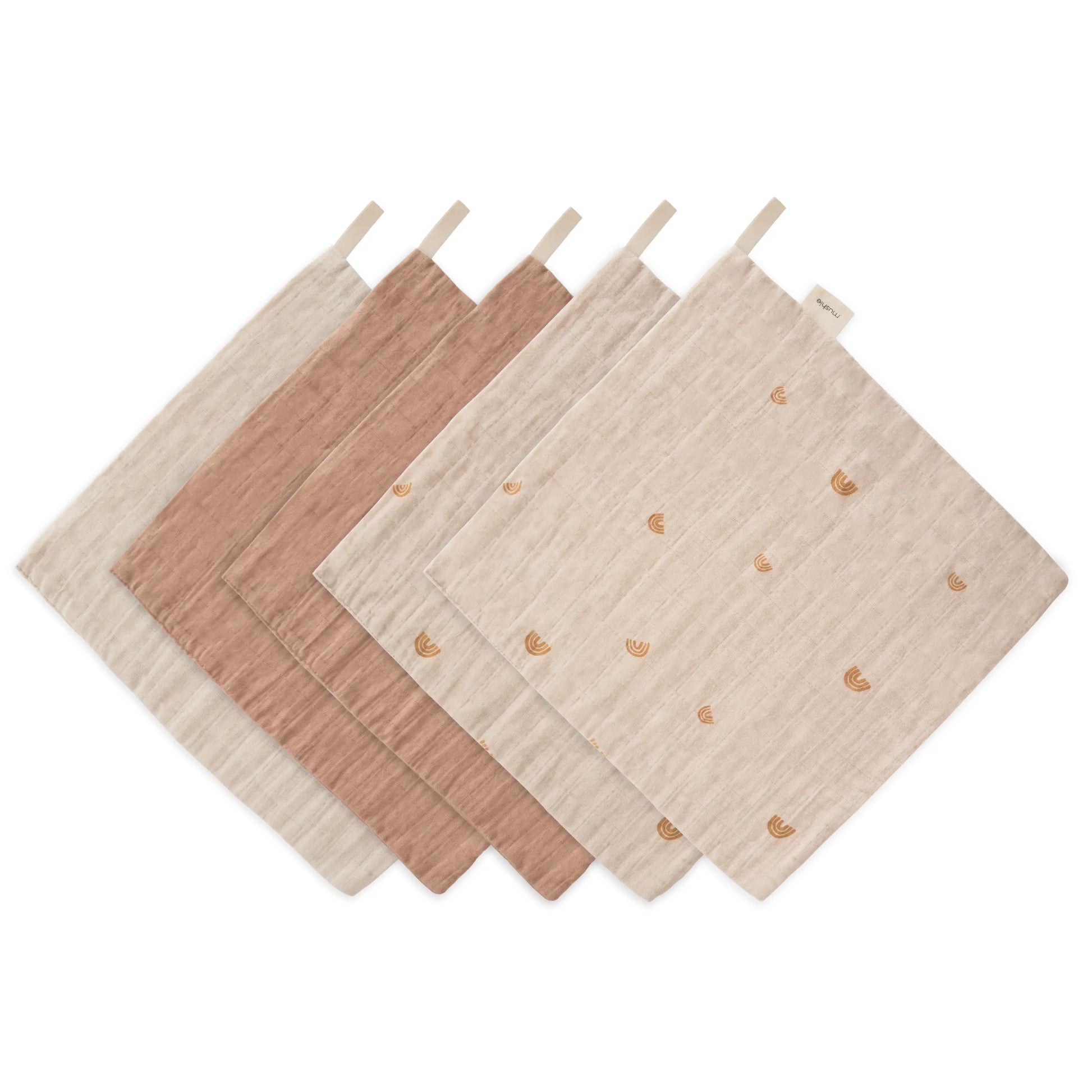Muslin Cotton Washcloths Made of 100 Percent Organic Cotton Mushie Everetts Place: Online Boutique