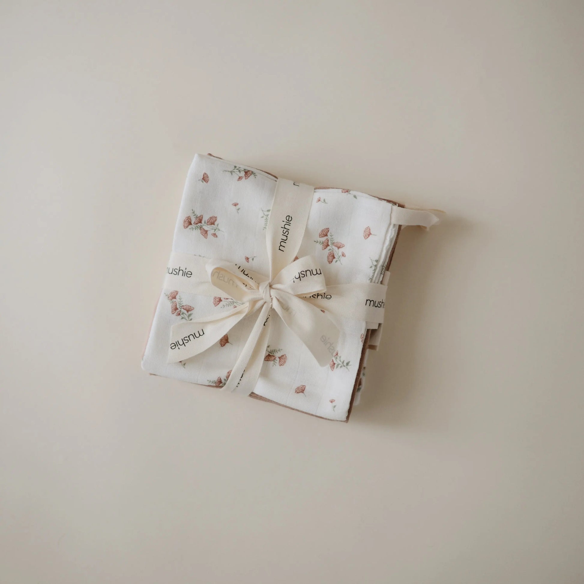 Muslin Cotton Washcloths Made of 100 Percent Organic Cotton Mushie Everetts Place: Online Boutique