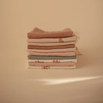 Mushie Muslin Cotton Washcloths Made of 100 Percent Organic Cotton - Home & Garden > Linens & Bedding > Towels > Bath Towels & Washcloths Muslin Cotton Washcloth