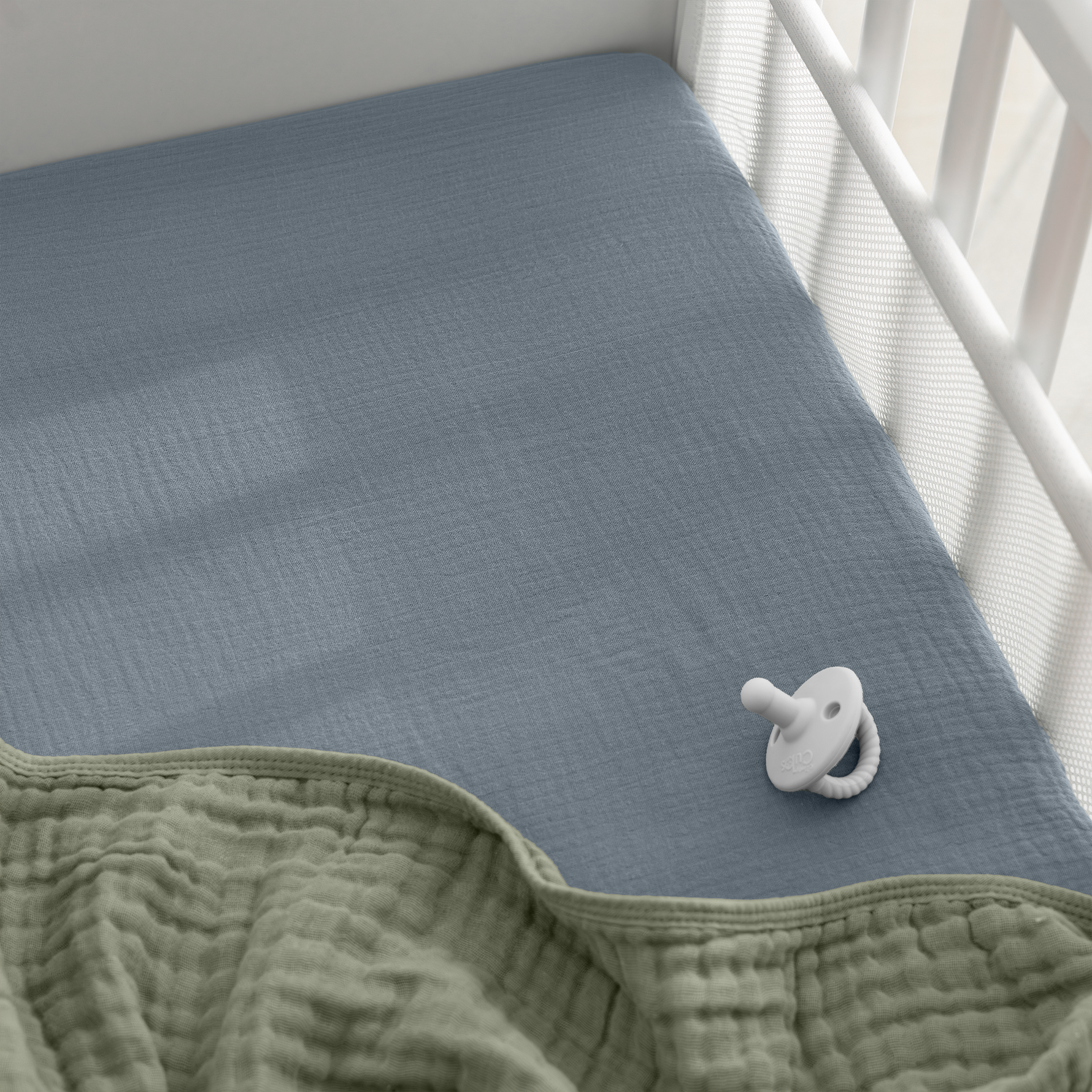 Muslin Fitted Bassinet Crib Sheet 100 Percent Cotton Comfy Cubs Everetts Place: Online Boutique