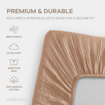 Muslin Fitted Bassinet Crib Sheet 100 Percent Cotton Comfy Cubs Everetts Place: Online Boutique