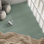 Muslin Fitted Bassinet Crib Sheet 100 Percent Cotton Comfy Cubs Everetts Place: Online Boutique