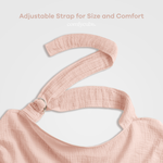 Muslin Nursing Cover Blush Hoop Breastfeeding Baby Privacy Comfy Cubs Everetts Place: Online Boutique