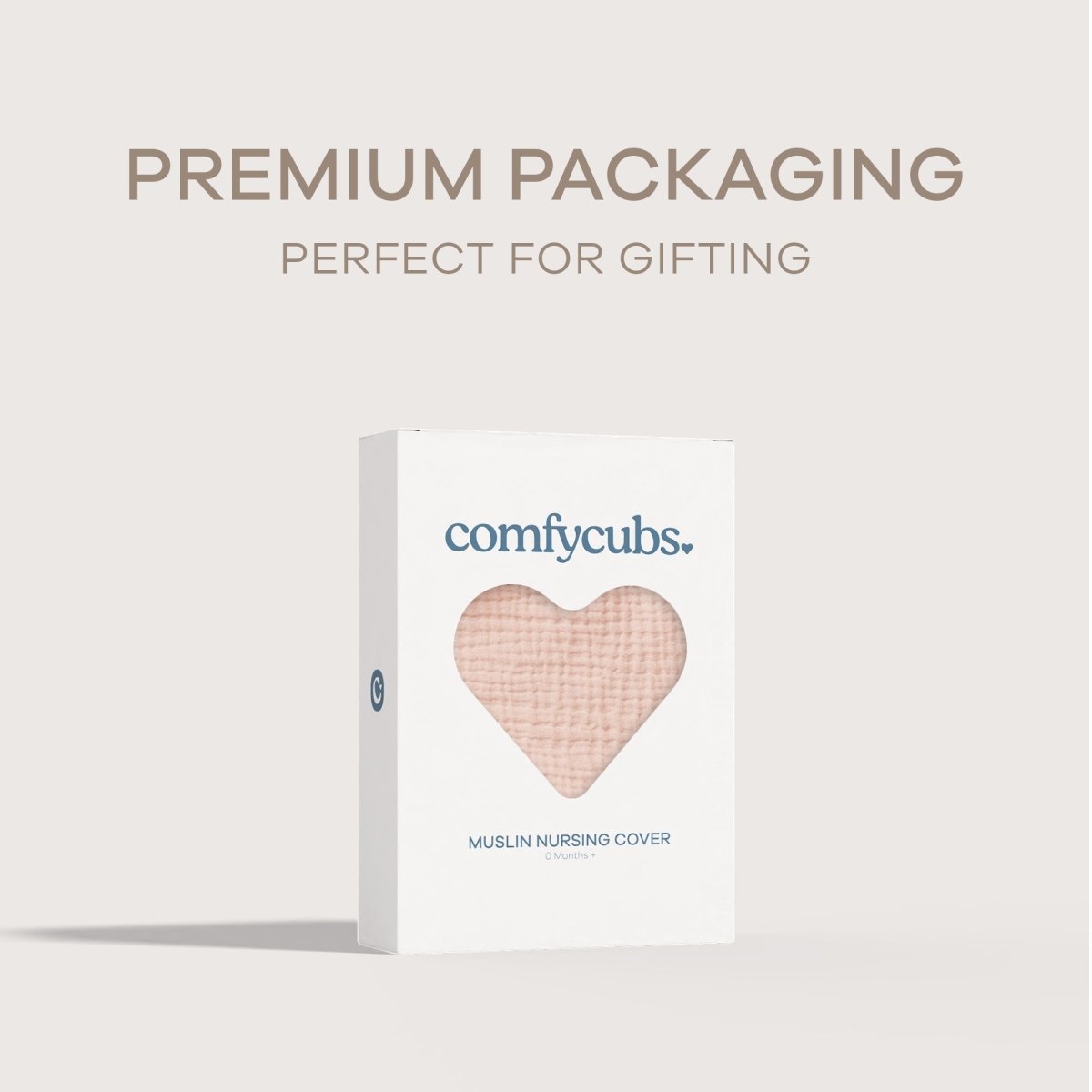 Comfy Cubs Muslin Nursing Cover Blush Hoop Breastfeeding Baby Privacy - Everetts Place Boutique - 