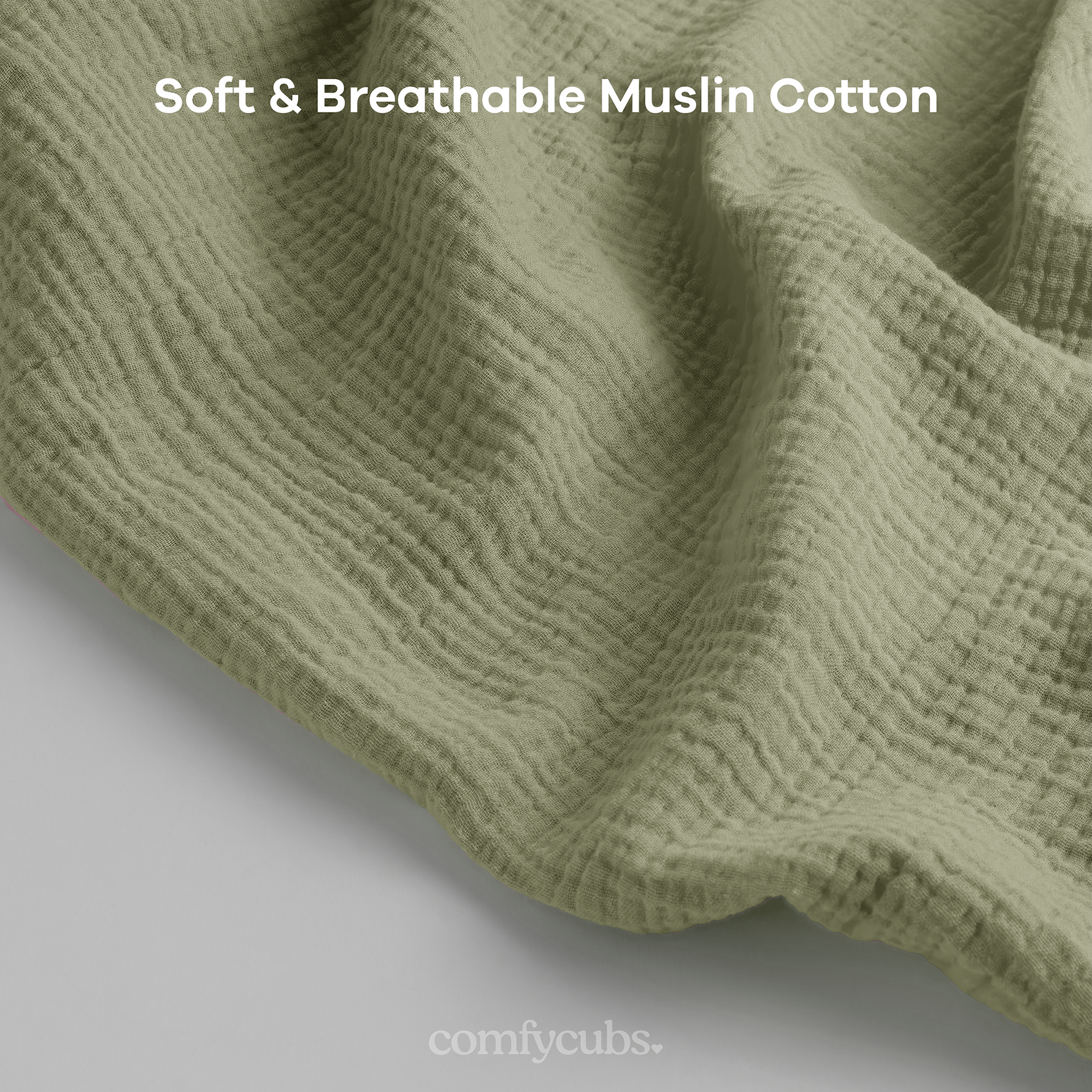 Muslin Nursing Cover Sage Hoop for Baby Comfort and Privacy Comfy Cubs Everetts Place: Online Boutique
