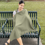 Muslin Nursing Cover Sage Hoop for Baby Comfort and Privacy Comfy Cubs Everetts Place: Online Boutique