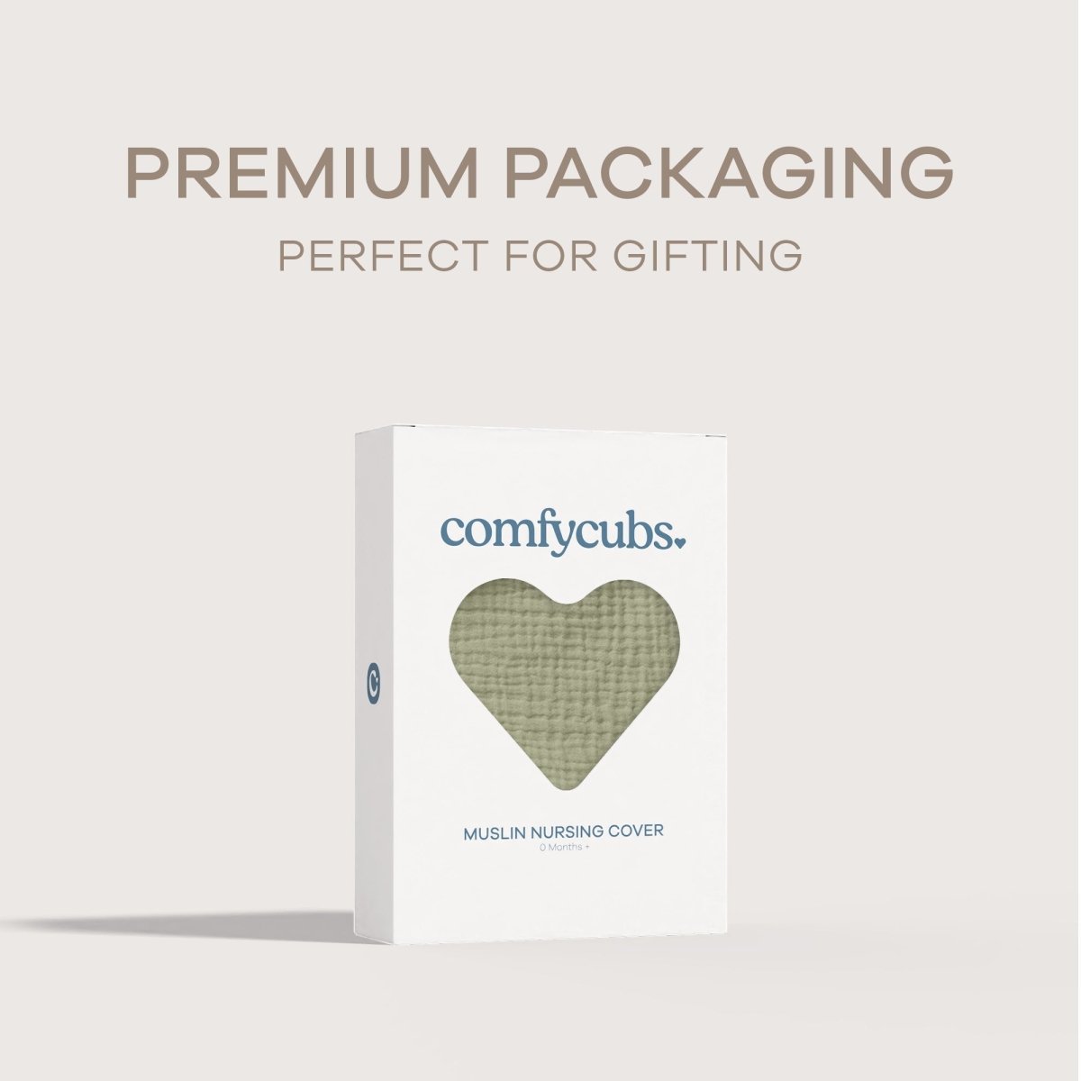 Comfy Cubs Muslin Nursing Cover Sage Hoop for Baby Comfort and Privacy - Everetts Place Boutique - 