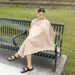 Comfy Cubs Muslin Nursing Cover Sand Hoop Breastfeeding Shield - Everetts Place Boutique - 