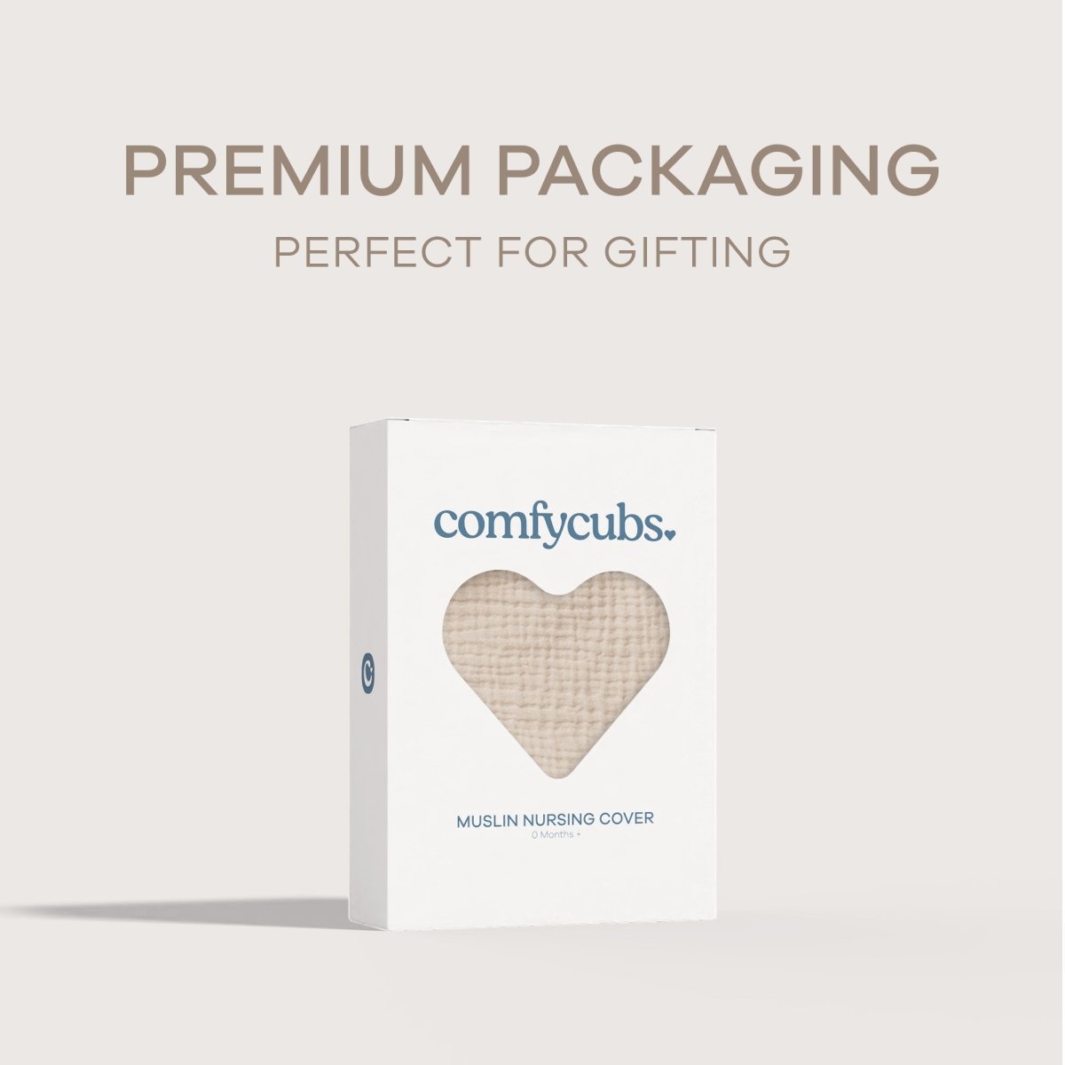 Comfy Cubs Muslin Nursing Cover Sand Hoop Breastfeeding Shield - Everetts Place Boutique - 