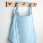 Muslin Nursing Cover Sky Blue Breastfeeding Cover Hoop Comfy Cubs Everetts Place: Online Boutique