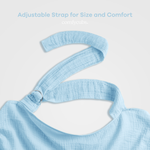 Muslin Nursing Cover Sky Blue Breastfeeding Cover Hoop Comfy Cubs Everetts Place: Online Boutique
