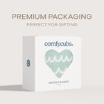 Comfy Cubs Muslin Swaddle Blanket Green Doodle 1 Pack Comfy Cubs - Everetts Place Boutique - 