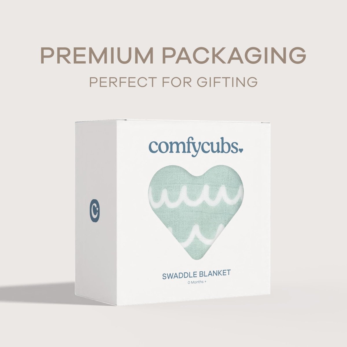 Comfy Cubs Muslin Swaddle Blanket Green Doodle 1 Pack Comfy Cubs - Everetts Place Boutique - 