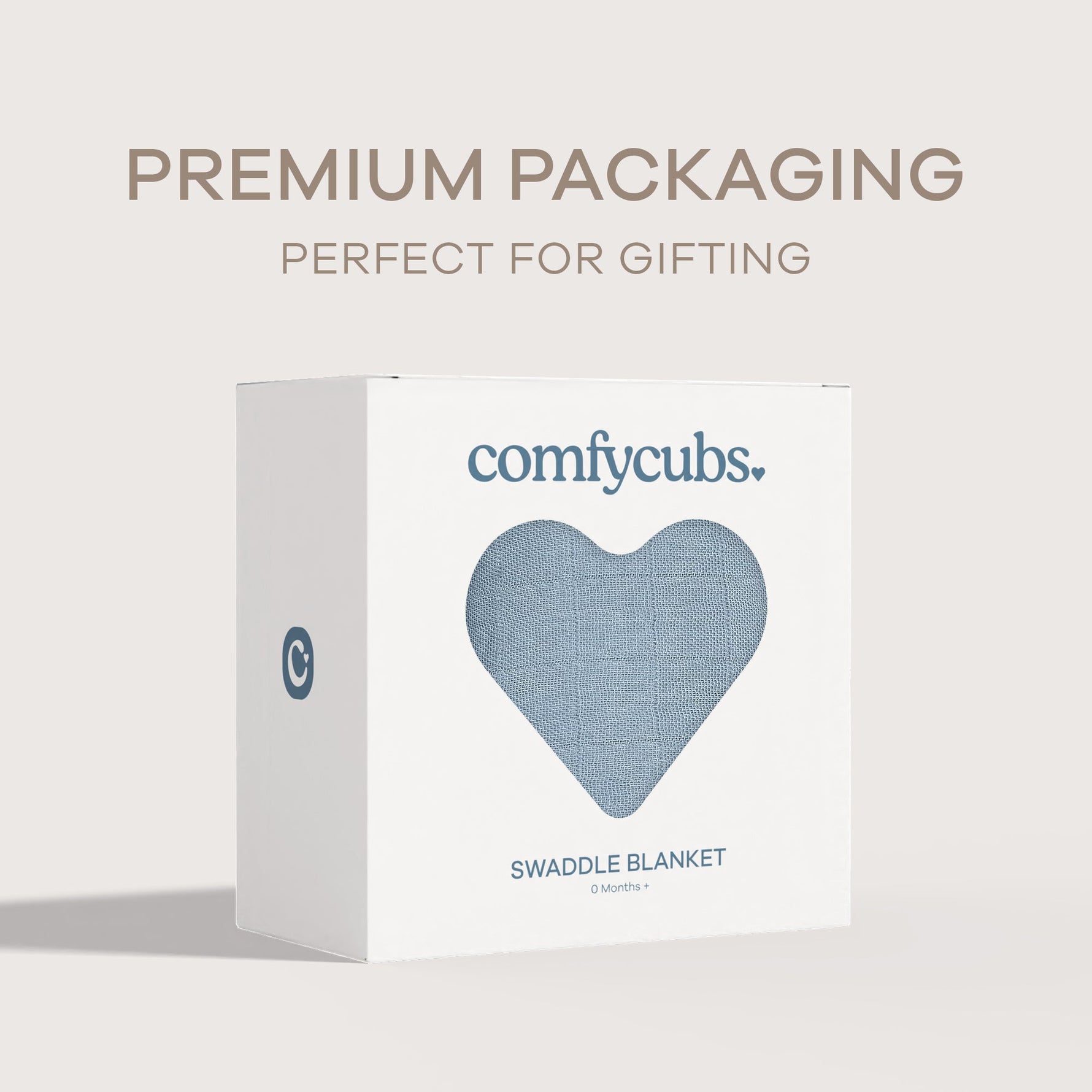 Muslin Swaddle Blanket Pacific Blue Multipurpose Baby 1 Pack Comfy Cubs Everetts Place: Online Boutique