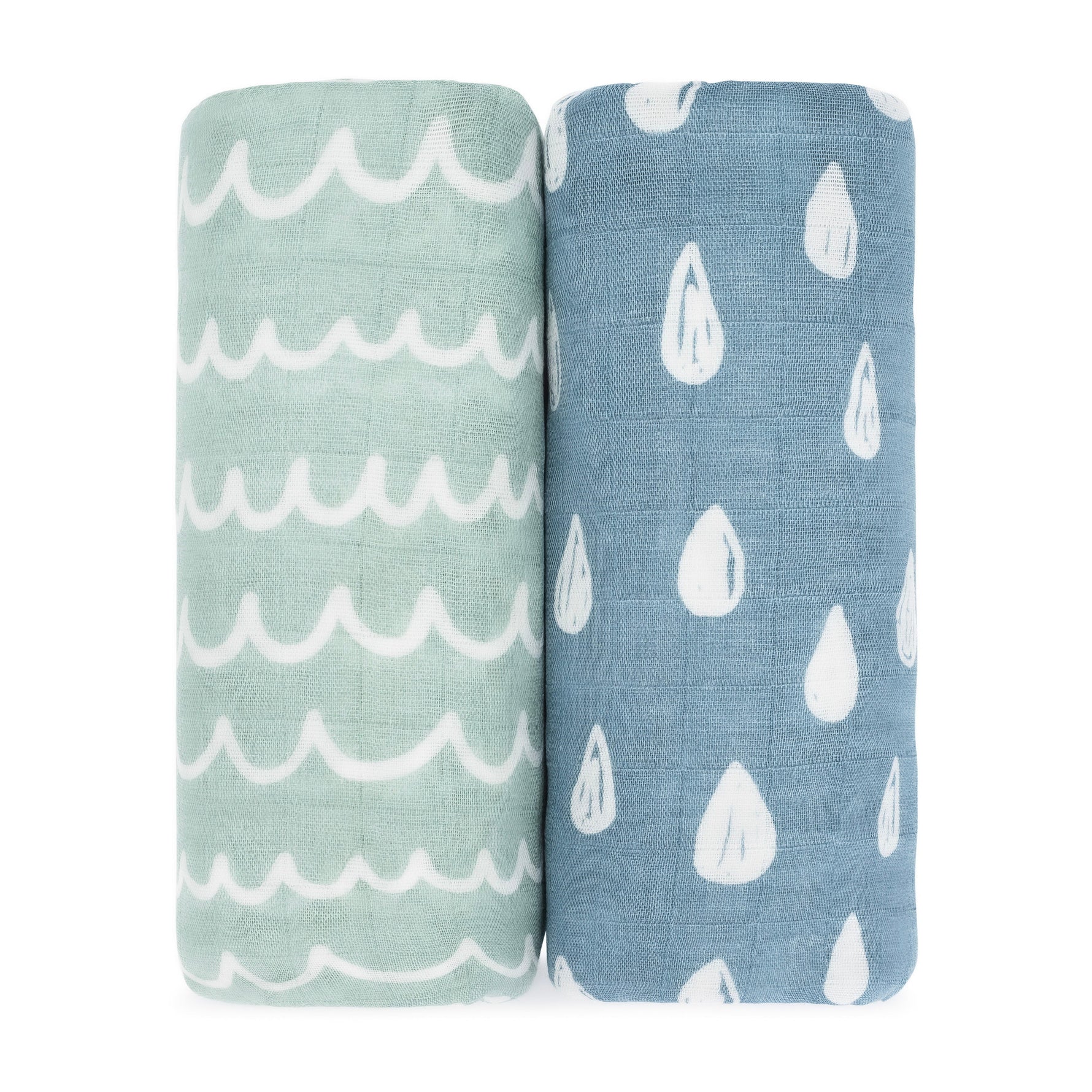 Muslin Swaddle Blanket Rain And Doodle Baby 2 Pack Comfy Cubs Everetts Place: Online Boutique